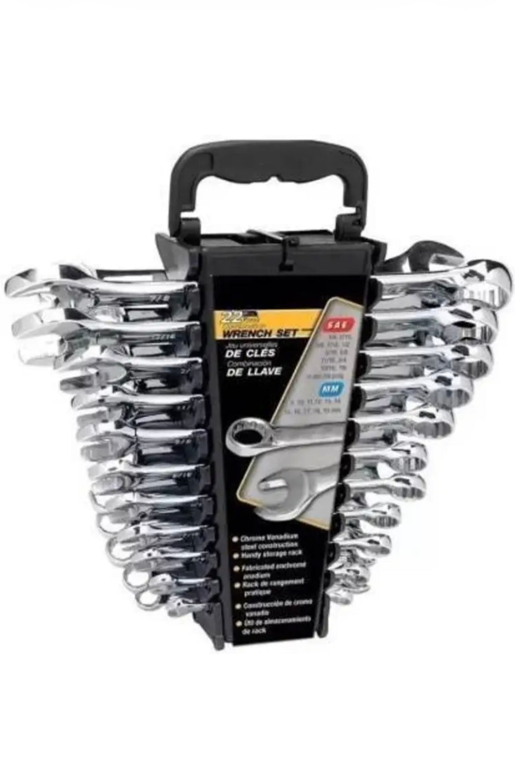 ShopGlobal wrench set 12 piece 12 pc combination wrench set Double Sided Combination Wrench (Pack of 12)