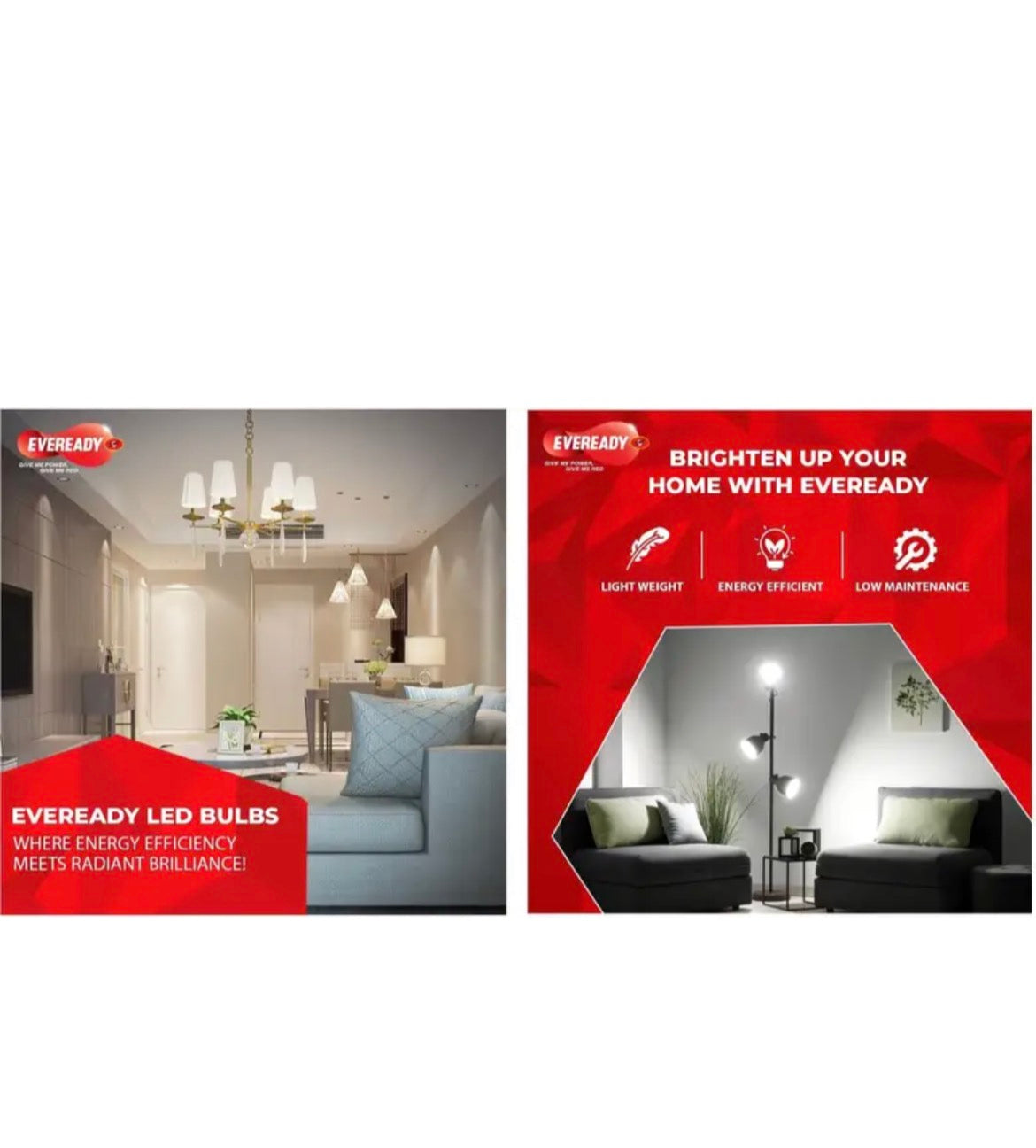 EVEREADY 9 W Standard B22 LED Bulb (White, Pack of 4)